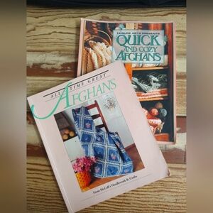 2 Crochet Afghan Books